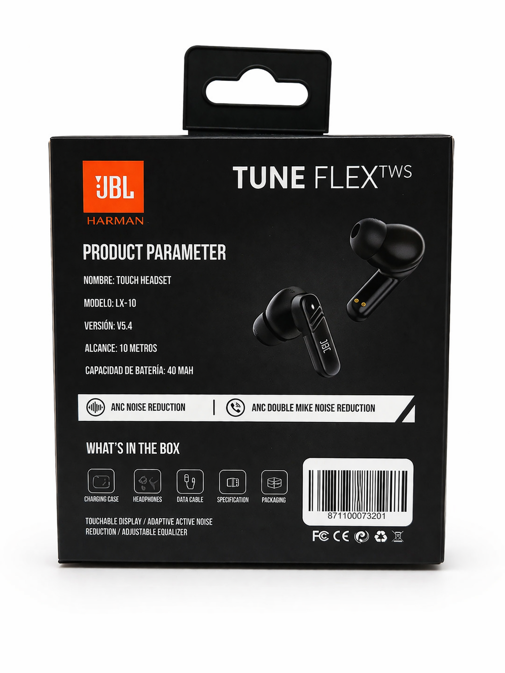 ProBuds ANC – Audífonos Bluetooth con Pantalla Táctil