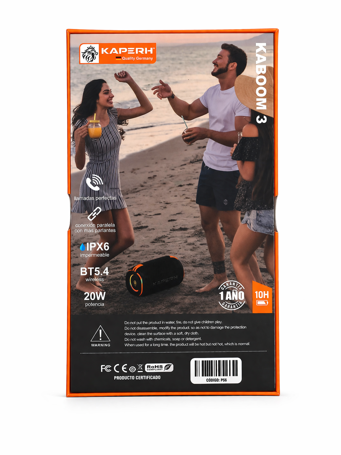 Parlante Bluetooth Pro 20W