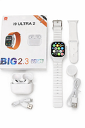 Smartwatch Ultra 2 + Audífonos Inalámbricos Pantalla 2.3” HD